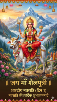 MA DURGA IMAGE- SHAILPUTRI